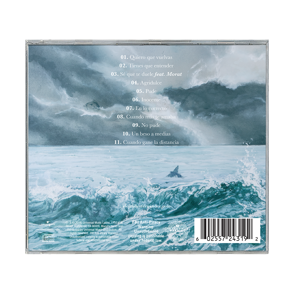 Alejandro Fernandez - Rompiendo Fronteras CD Back