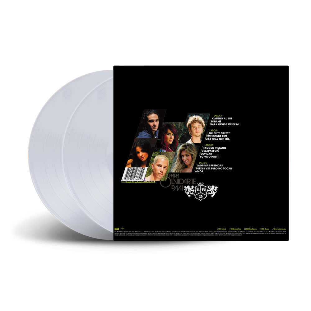 Para Olvidarte De Mí 2LP Back
