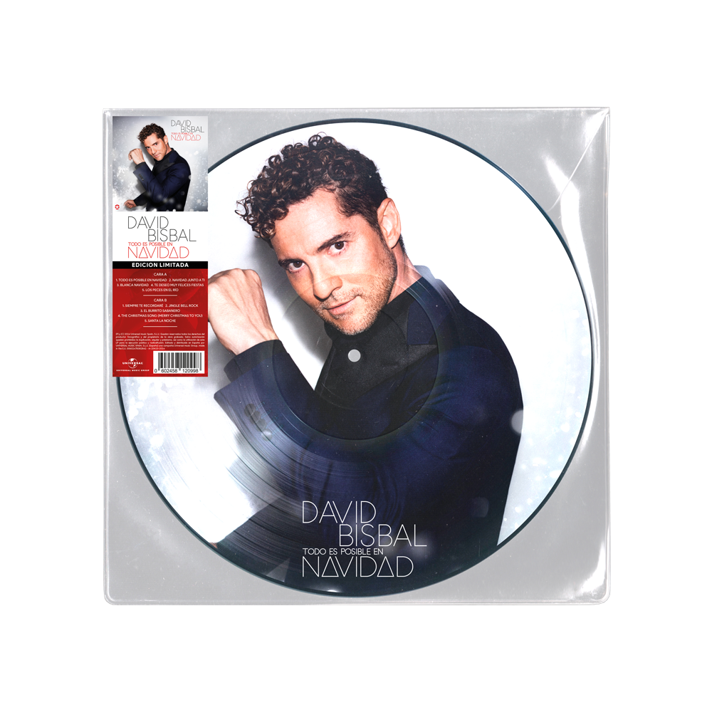 Todo Es Posible en Navidad 1LP Picture Disc Vinyl Front