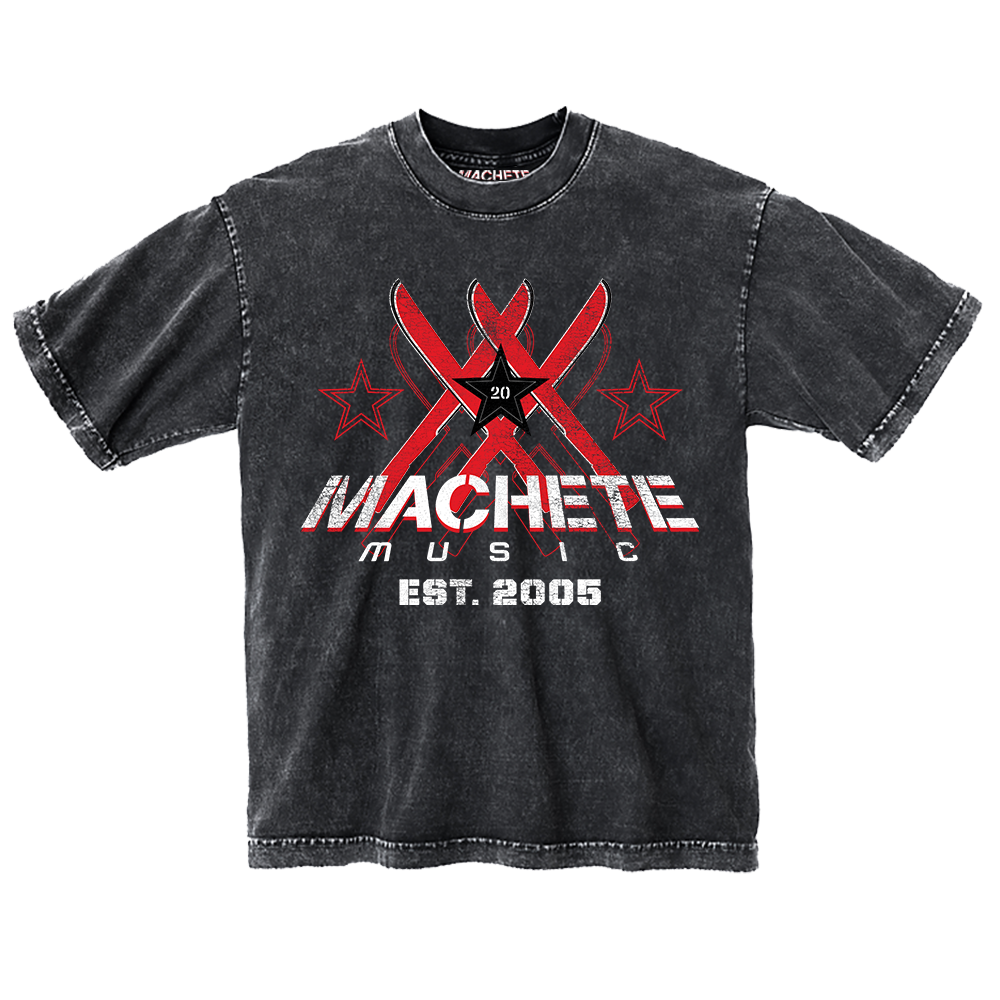 Machete Distressed Oversized Tee