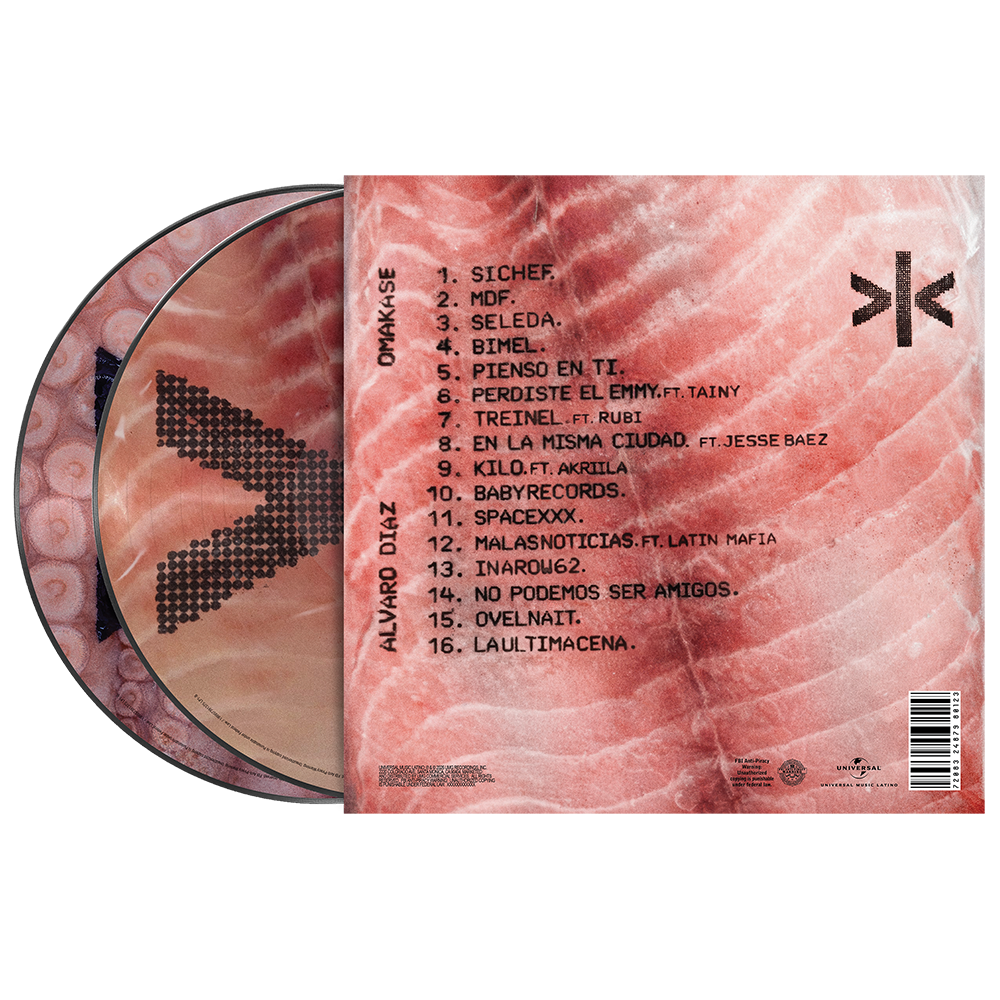 OMAKASE 2LP Picture Disc Vinyl back