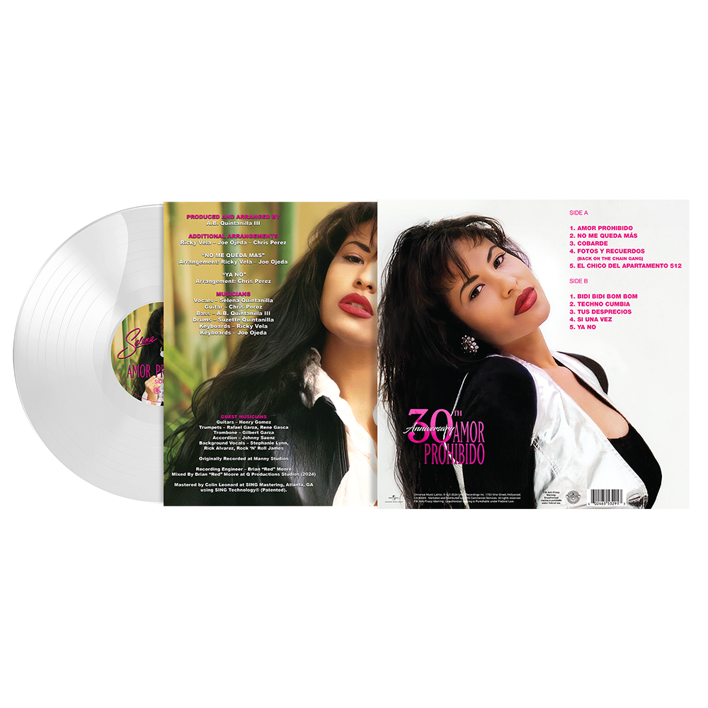 Amor Prohibido Vinyl - 30th Anniversary Edition Back