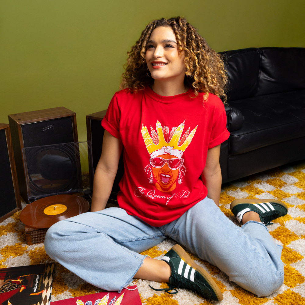 The Queen of Salsa Red Tee