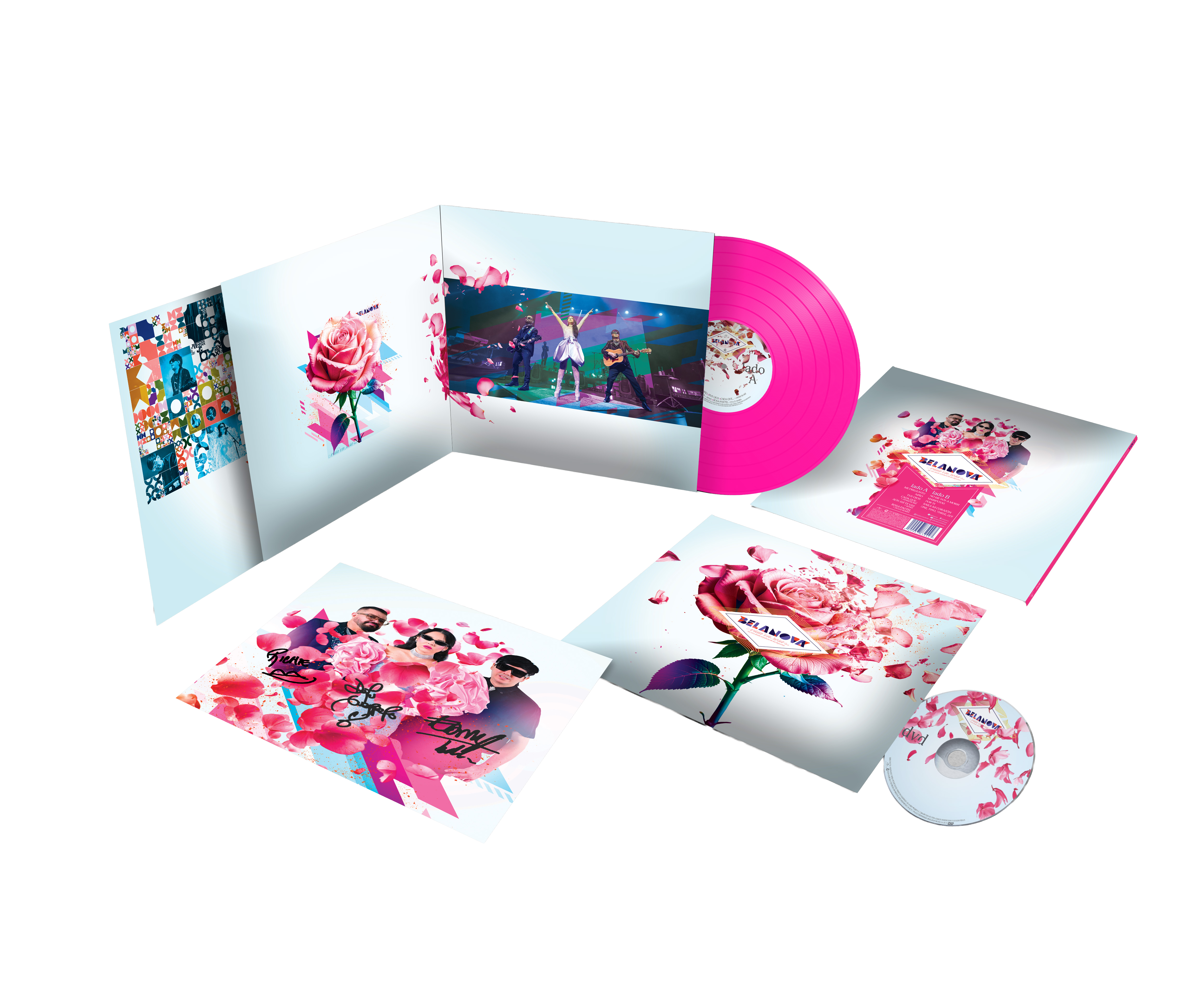 Vida En Rosa Tour Vinyl + DVD (Signed) expanded