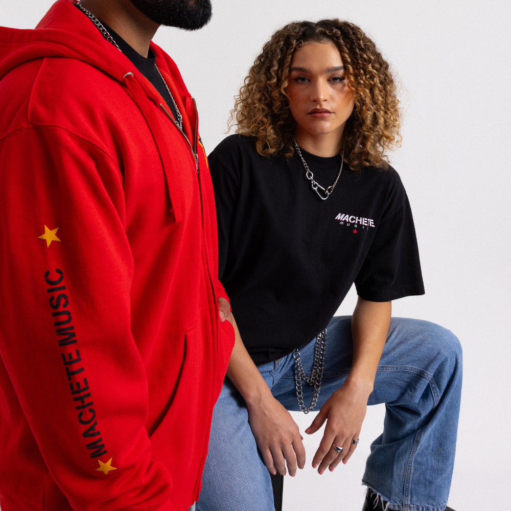 Machete 20th Anniversary Black Tee model preview