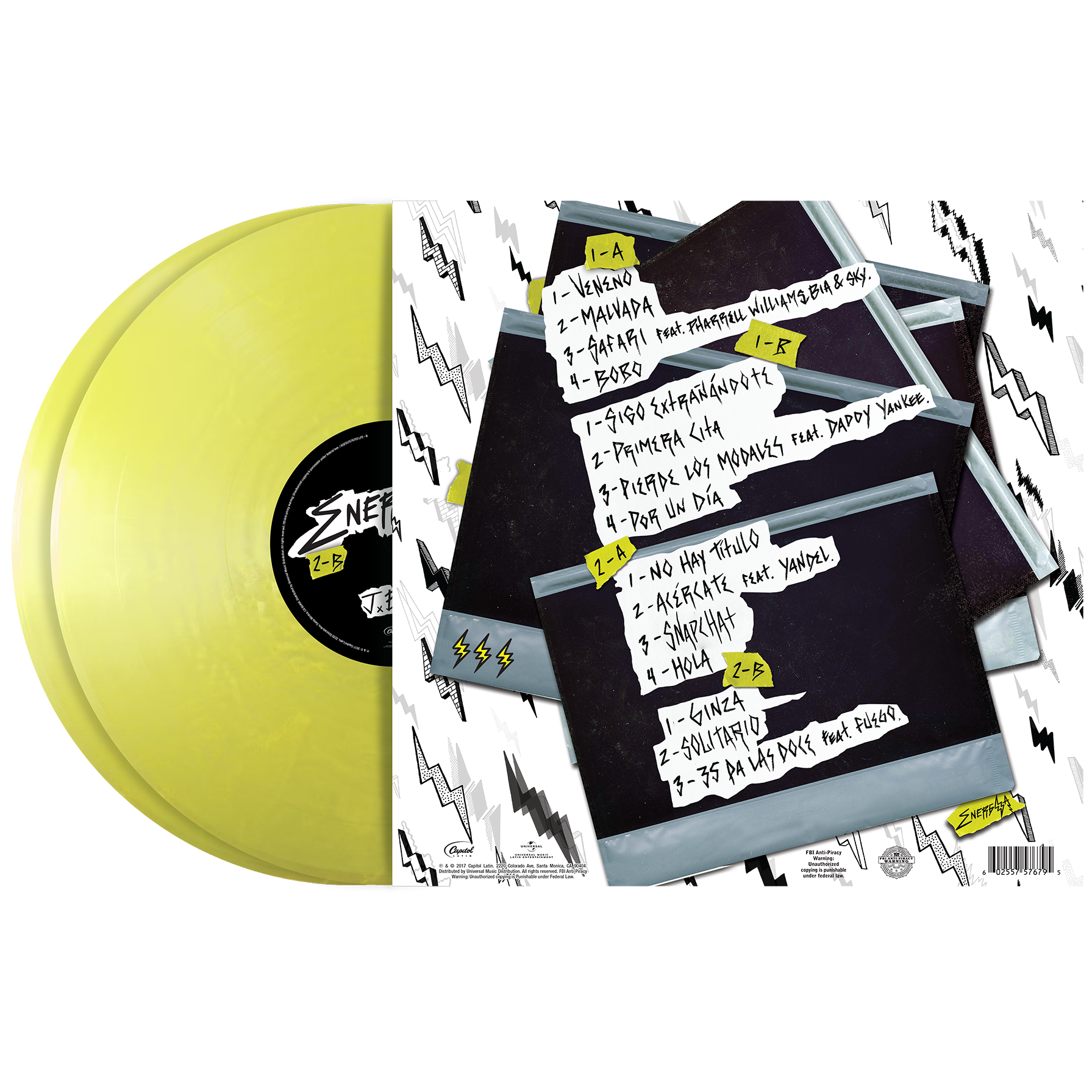 Energia 10 Year Anniversary 2LP Vinyl back