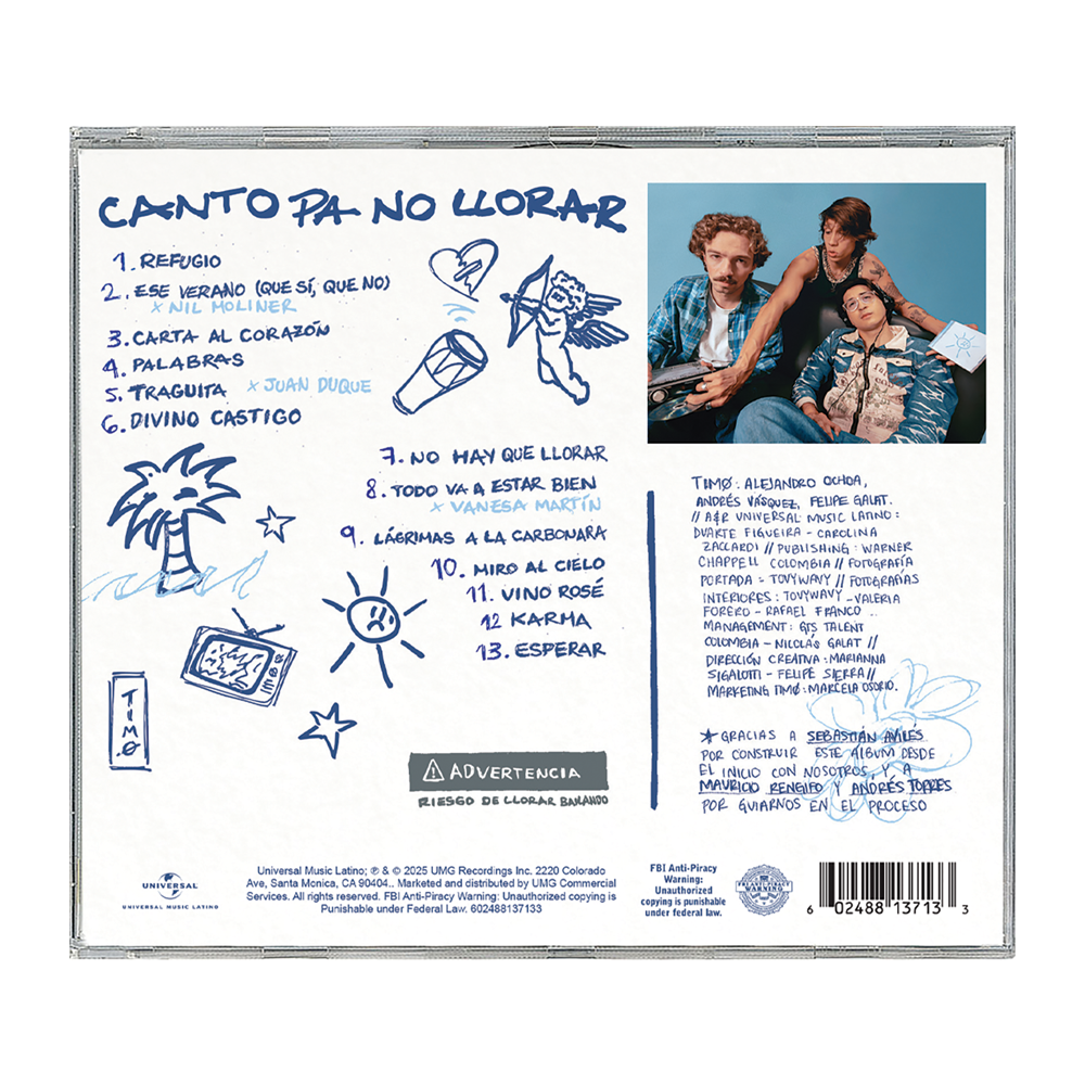 Canto Pa No Llorar CD - 3