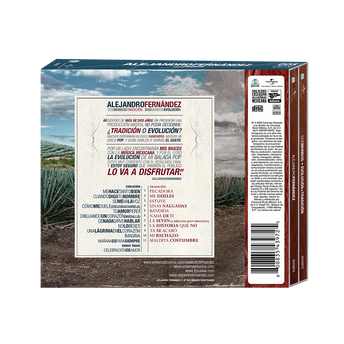 Alejandro Fernandez - Dos Mundos CD Back