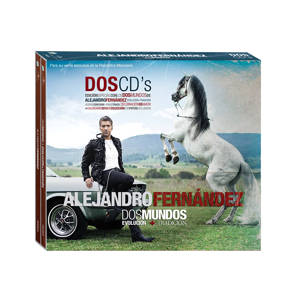 Alejandro Fernandez - Dos Mundos CD Front