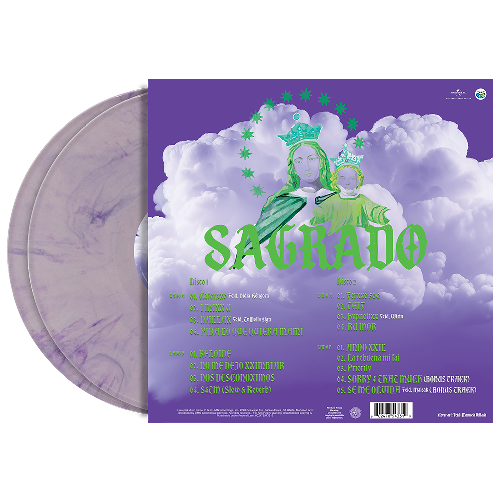 FERXXO VOL X : Sagrado 2LP Vinyl back