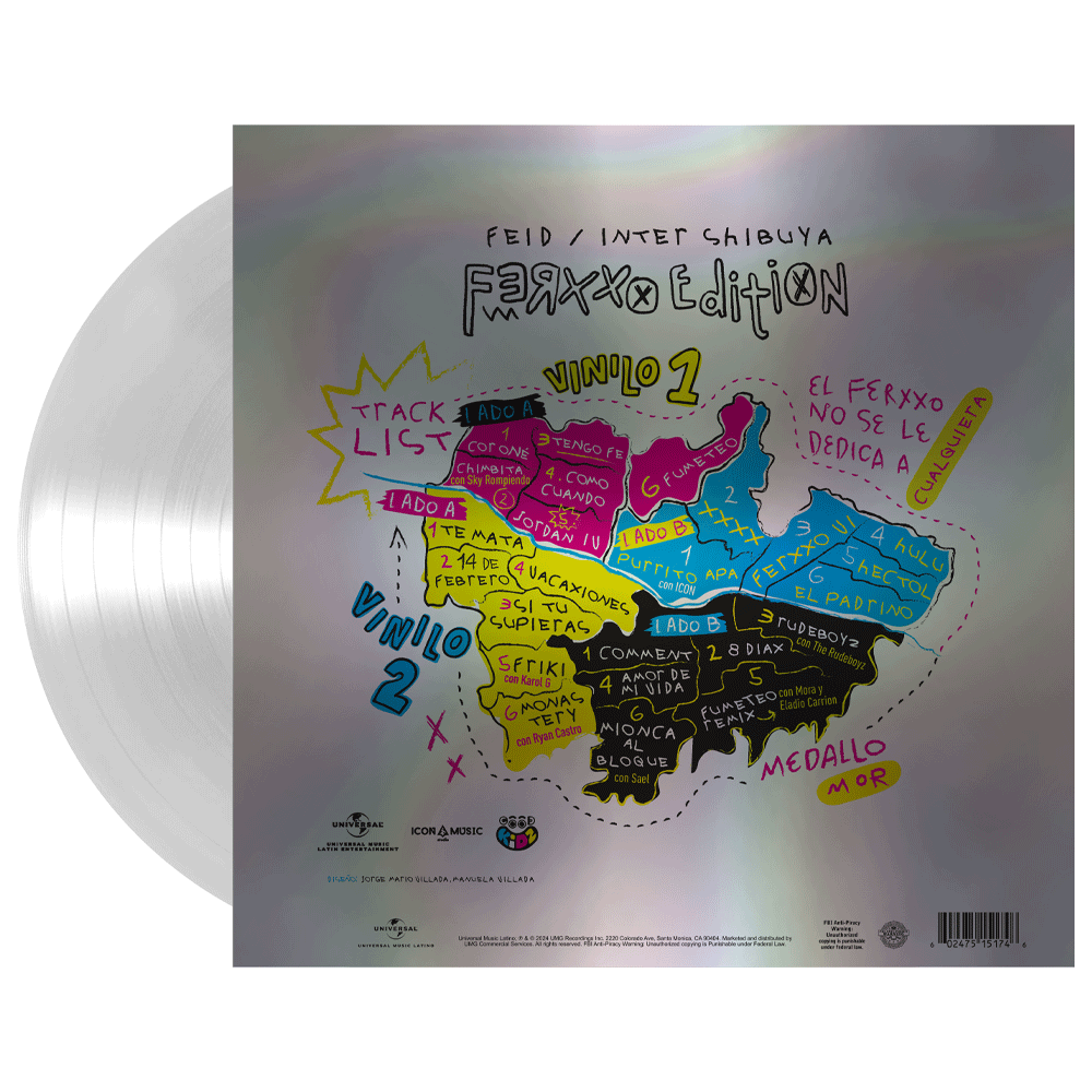 INTER SHIBUYA (FERXXO EDITION) HOLOGRAPHIC COVER 2LP VINYL back