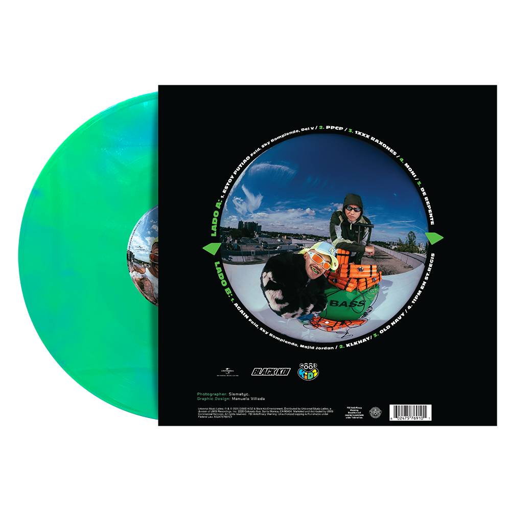 LOS 9 DE FERXXO Y SKY ROMPIENDO 1LP VINYL back