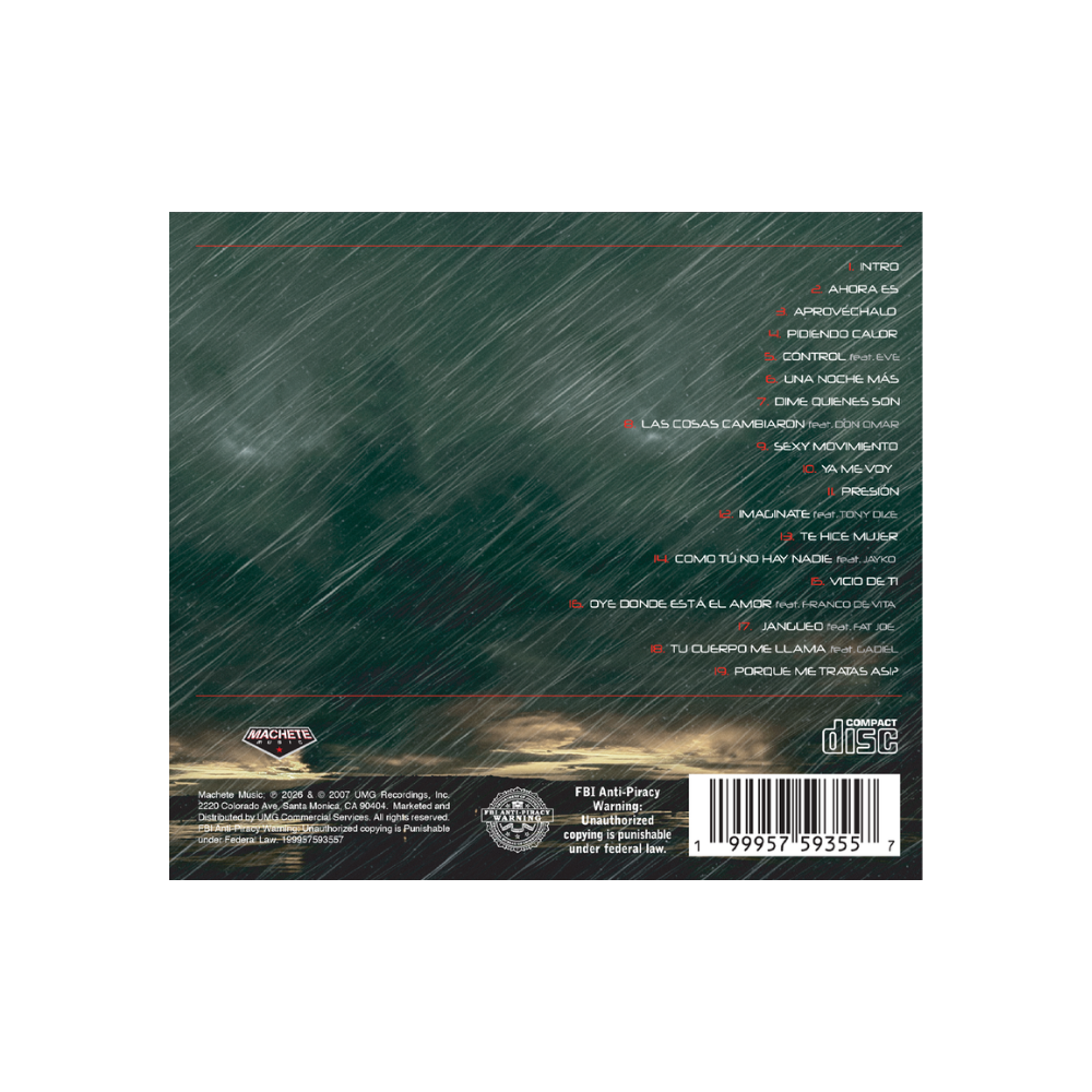 Los Extraterrestres CD back