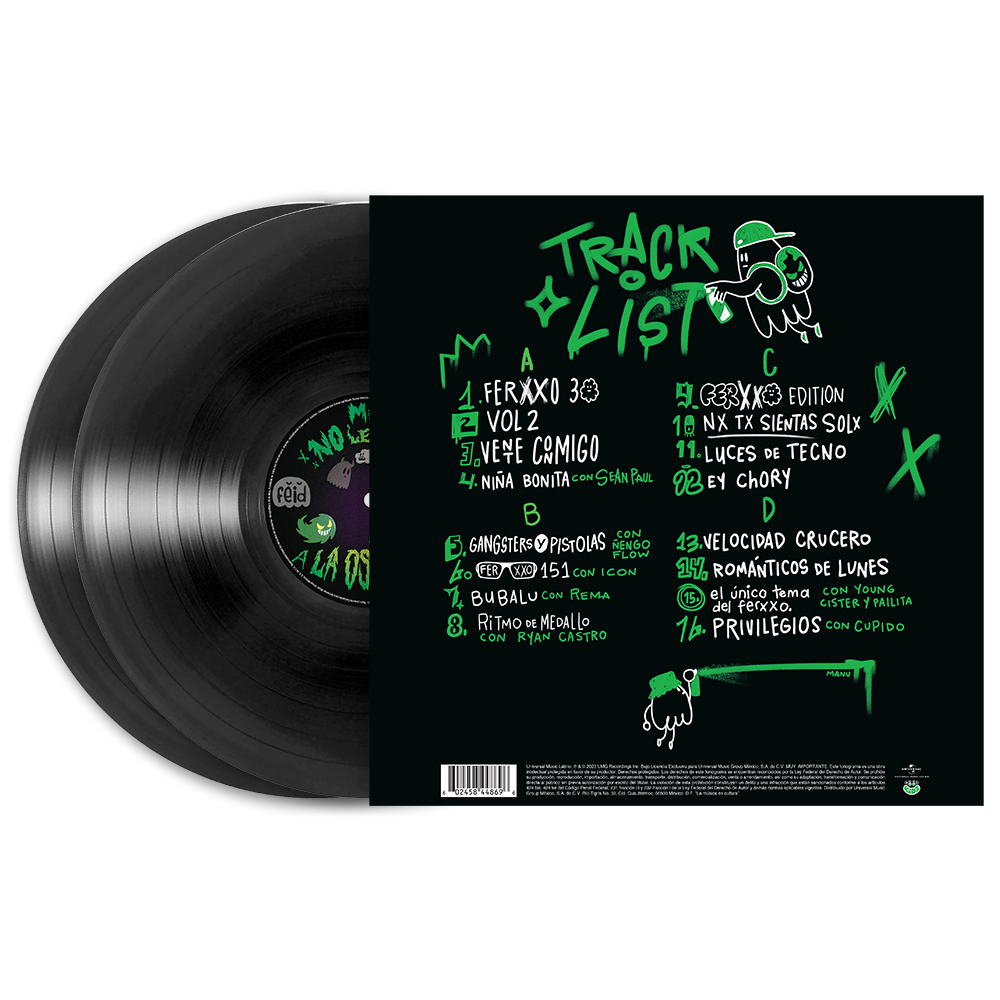 MOR, No Le Temas a La Oscuridad 2LP Vinyl back