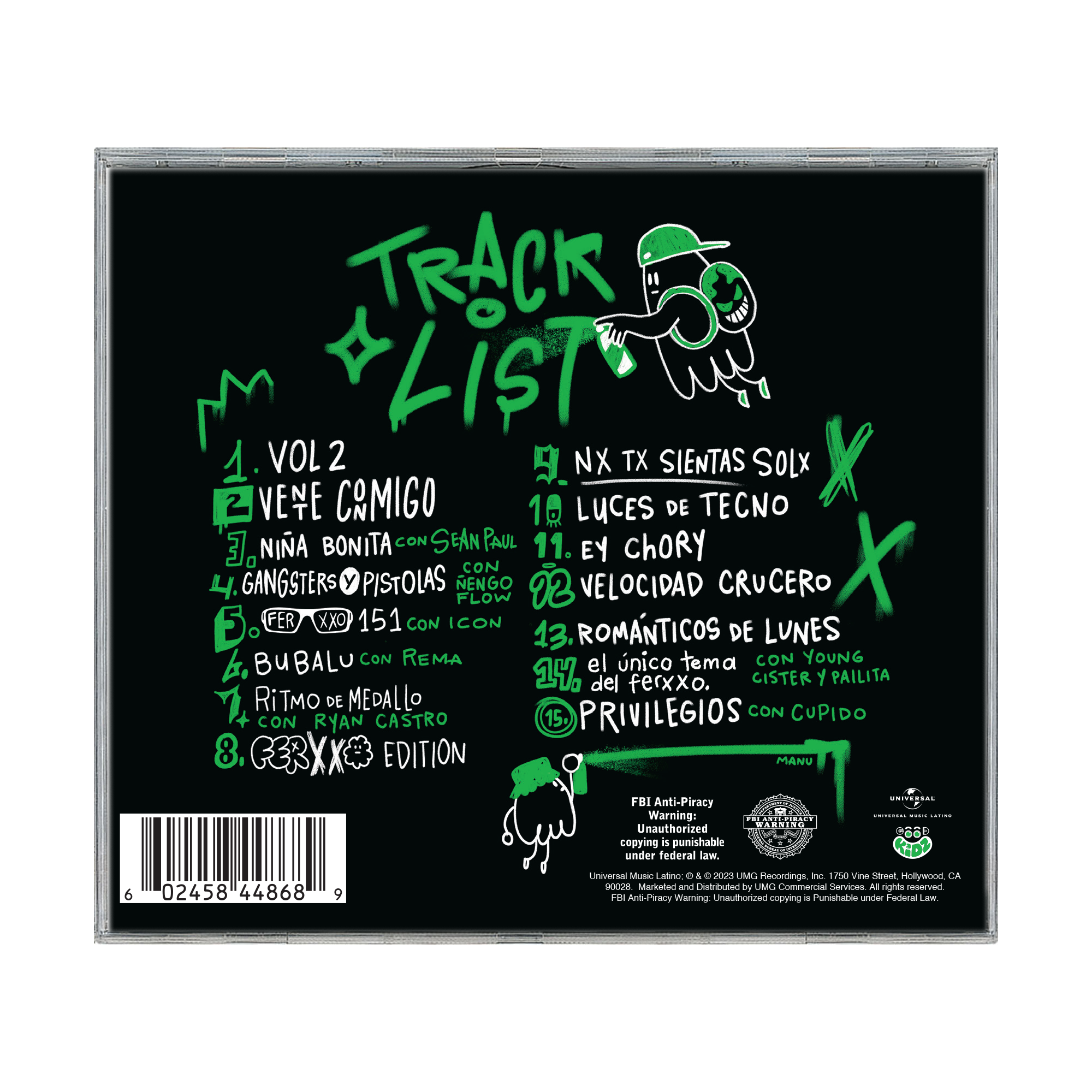 Mor, No Le Temas a La Oscuridad CD back