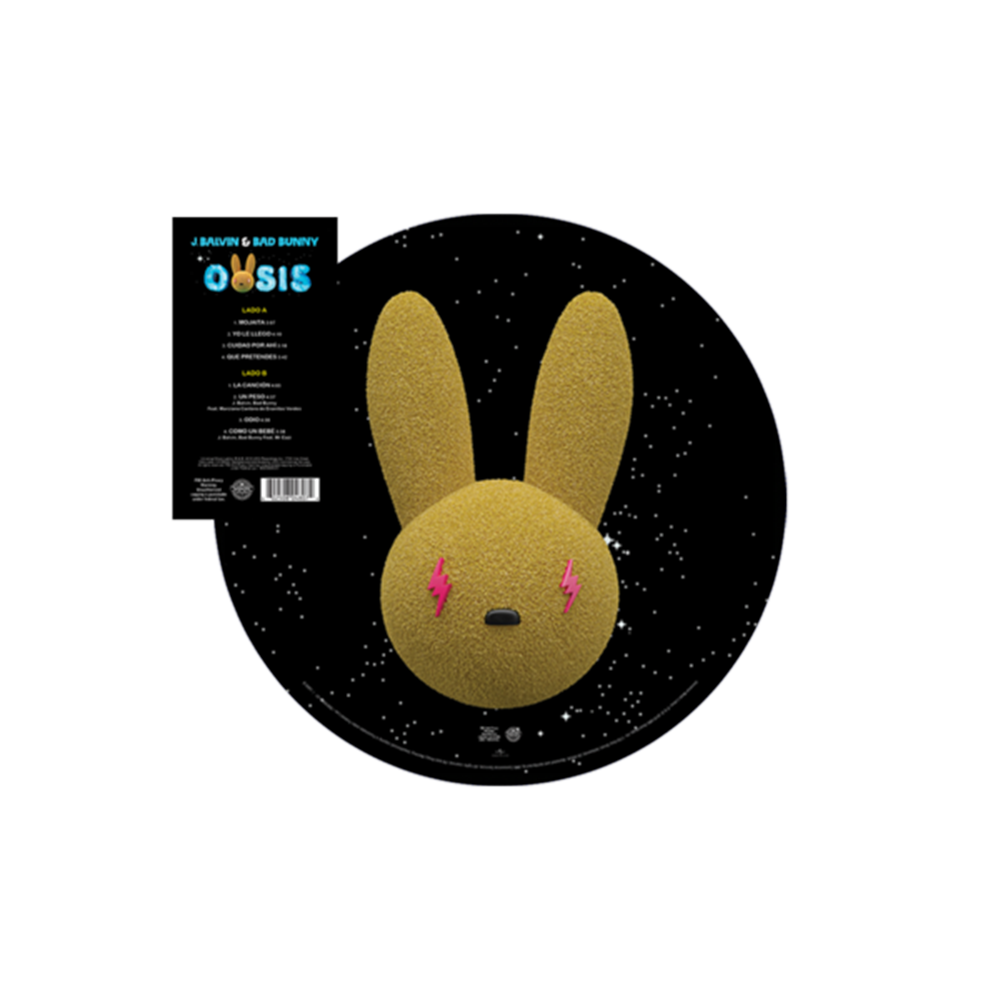 J. Balvin x Bad Bunny - Oasis Picture Disc Vinyl – Universal Music Latin  Official Store