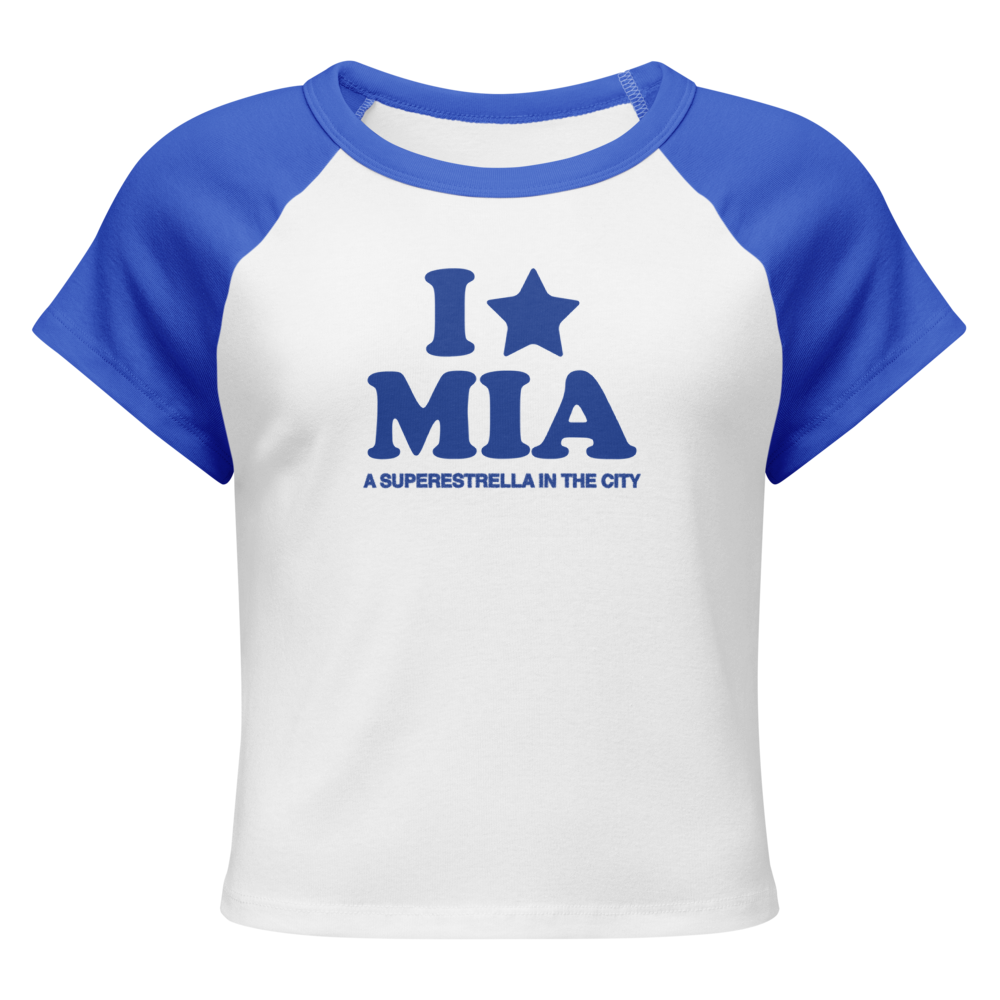 I Love Miami Baby Tee front