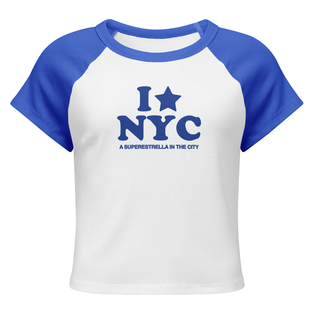 I Love NYC Baby Tee front