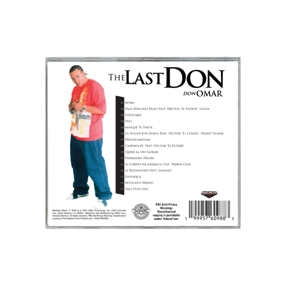 The Last Don CD back