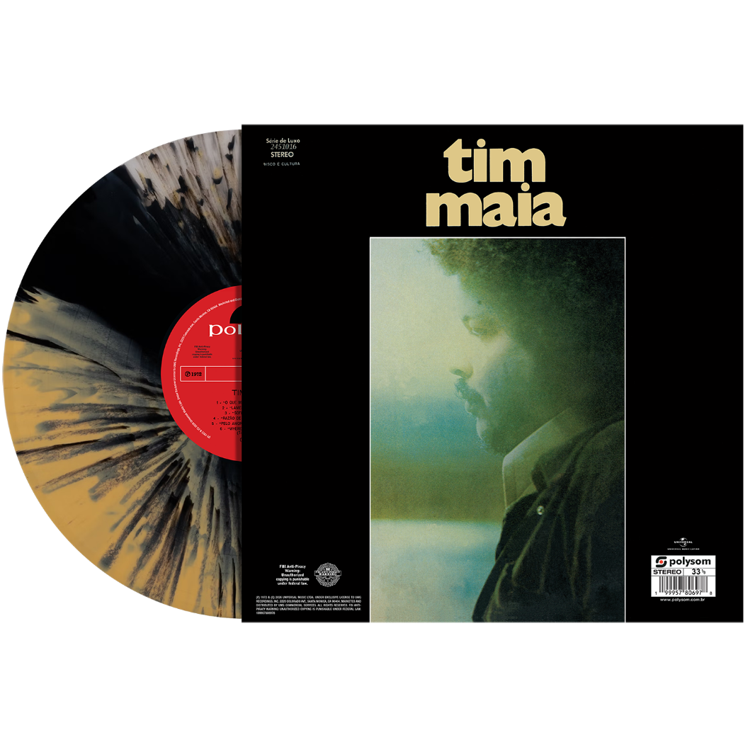 Tim Maia (1972) 1LP Splatter Vinyl back