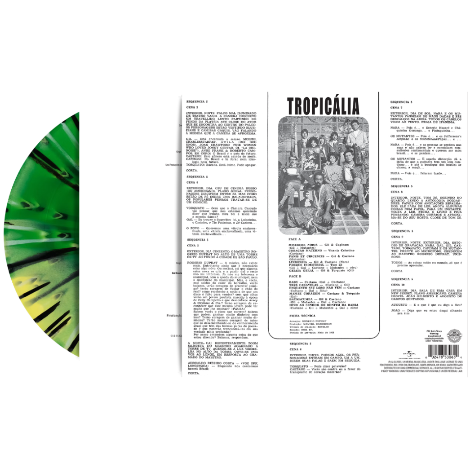 Tropicália Ou Panis Et Circencis 1LP Splatter Vinyl back