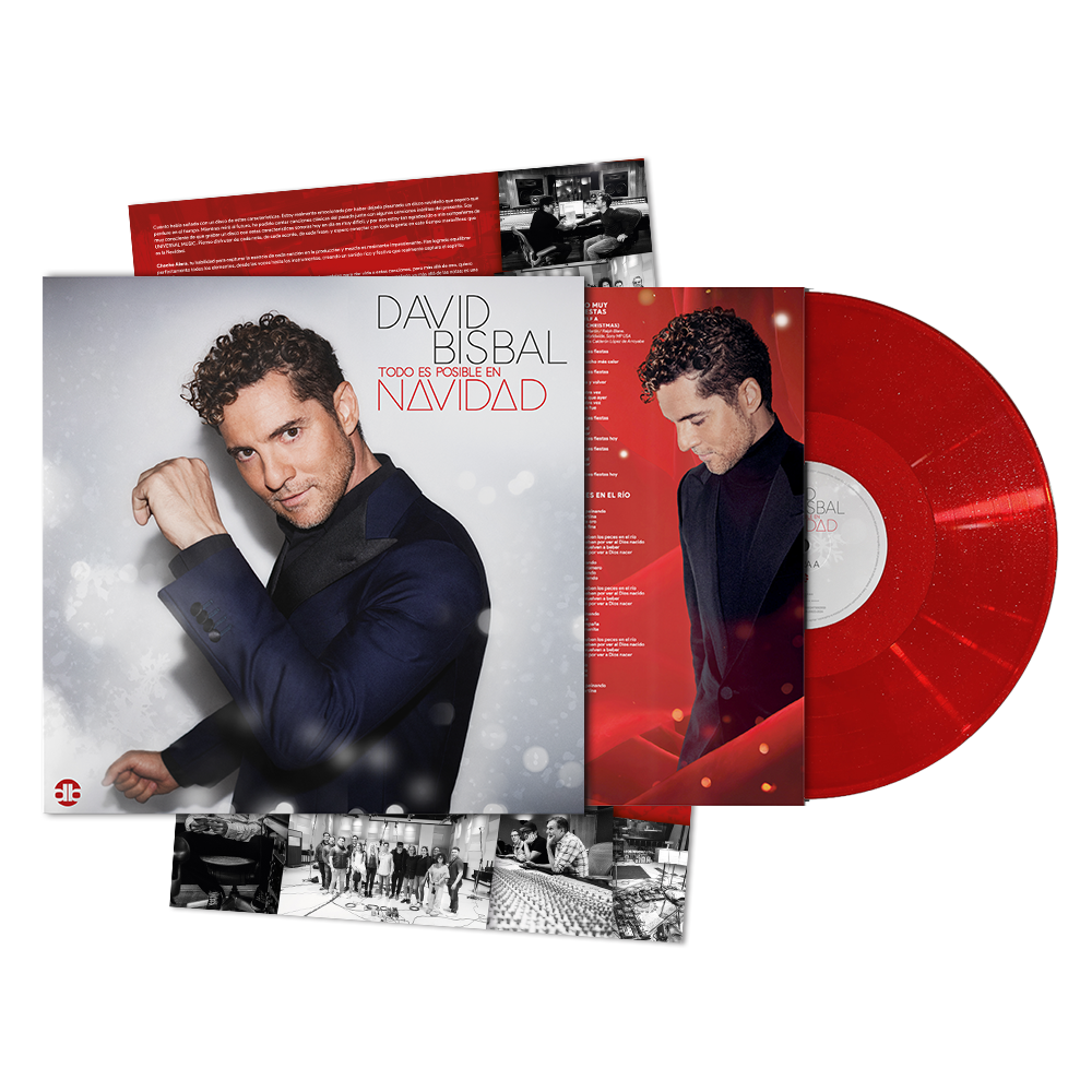 Todo Es Posible en Navidad 1LP Vinyl (Transparent Red with Glitter)