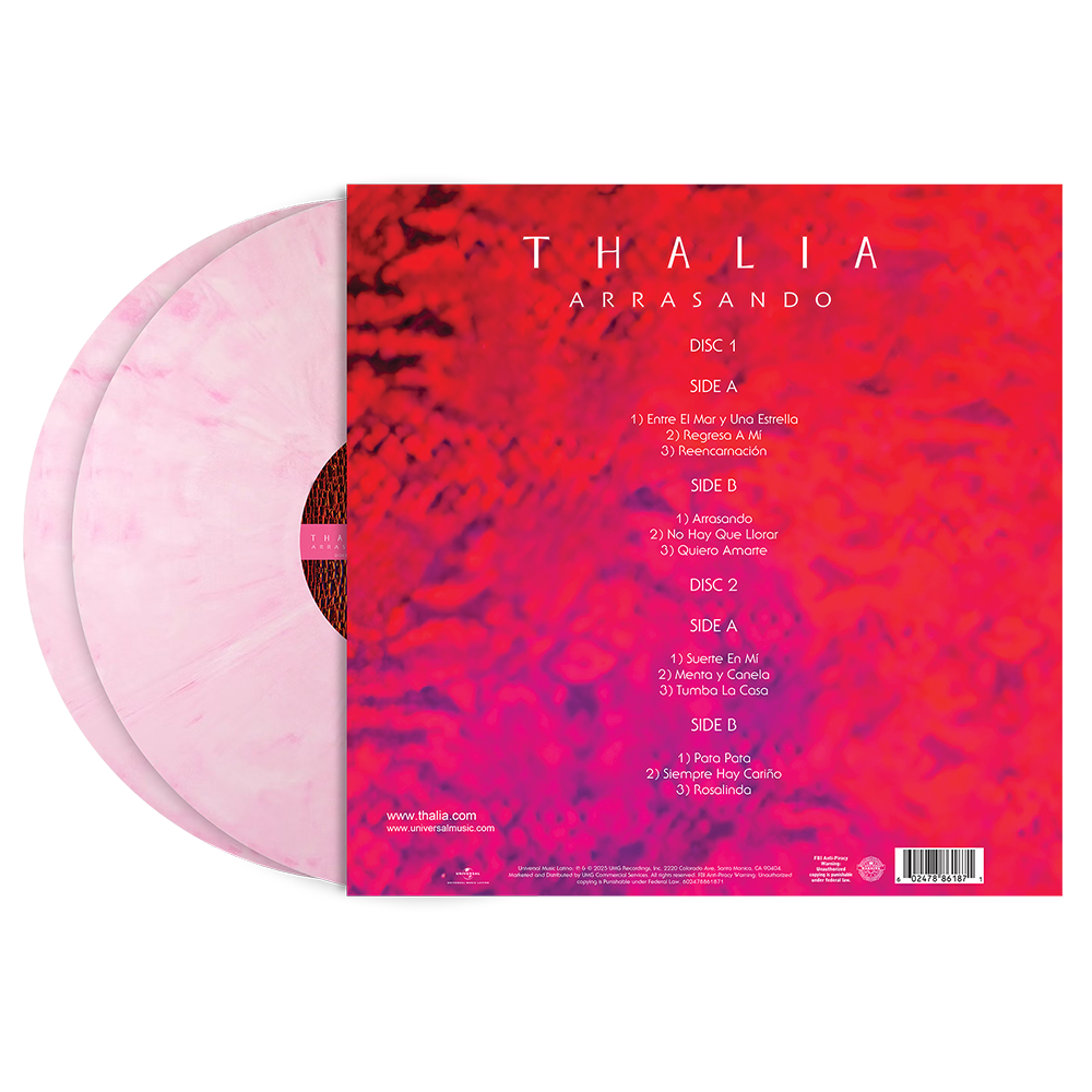 Arrasando (25 Aniversario) - Remastered 2025 Back