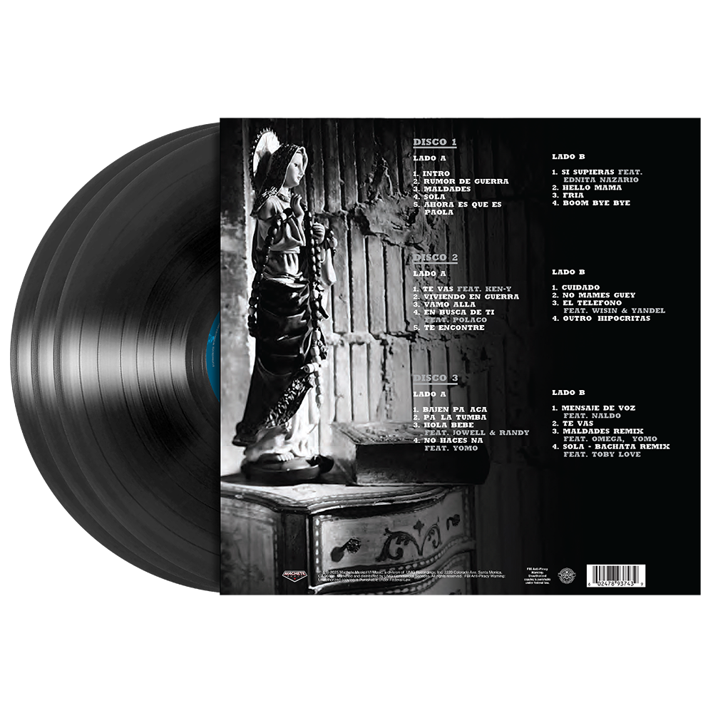 The Bad Boy: The Most Wanted Edition 3LP Vinyl back