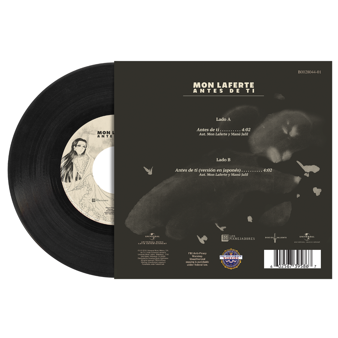 Antes De Ti 1LP Vinyl back