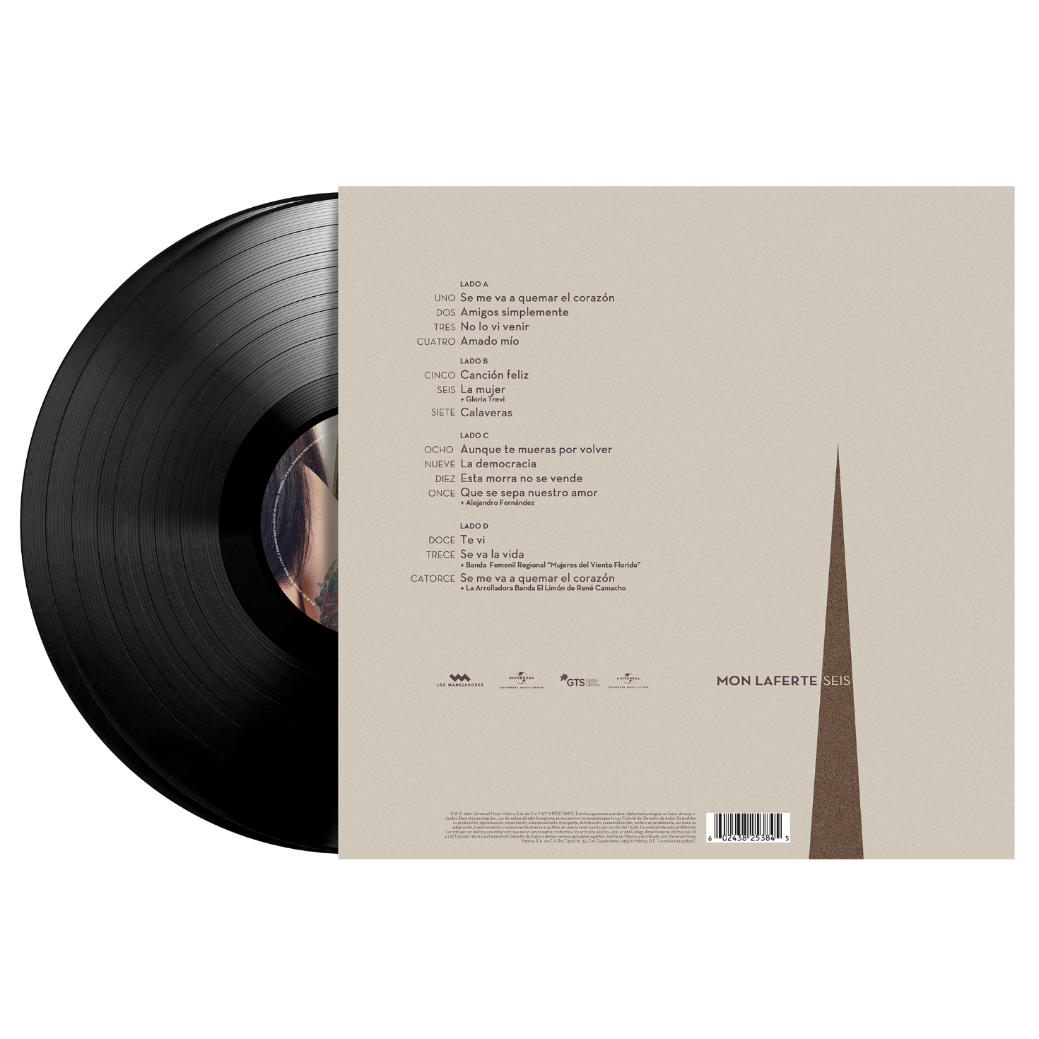 Seis 2LP Vinyl back