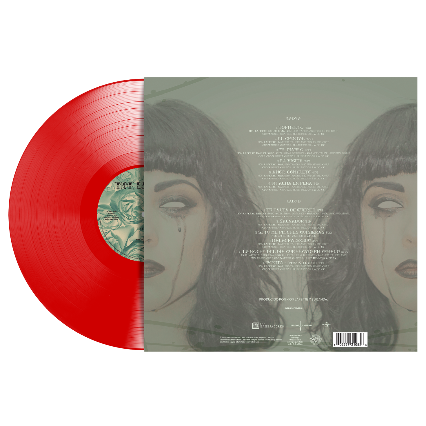 Mon Laferte (Vol. 1) 2LP Vinyl back