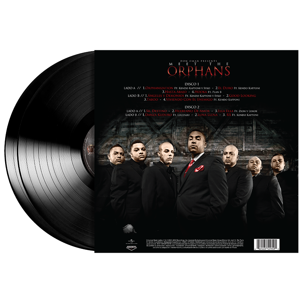 Meet The Orphans 2LP Vinyl Back