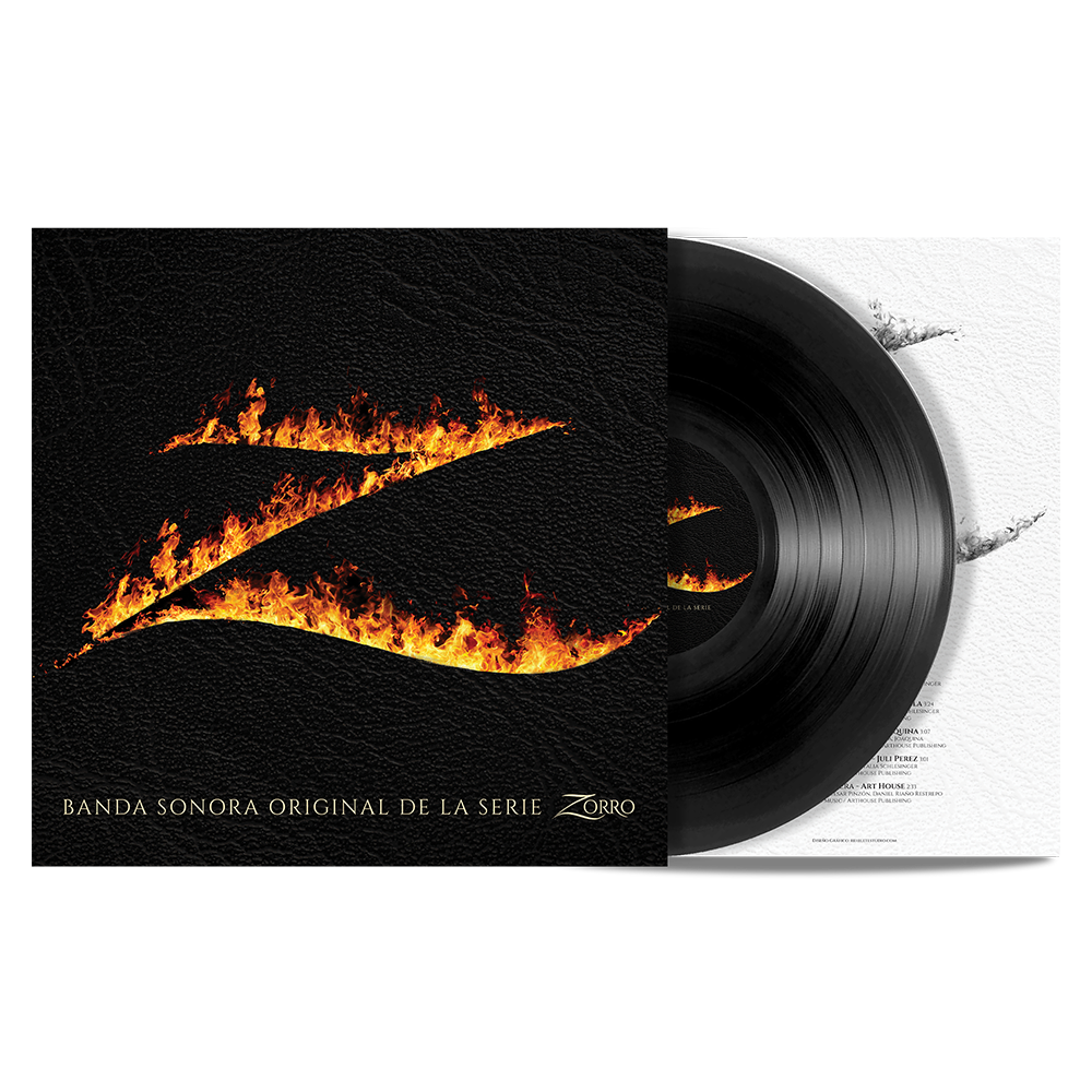 Banda Sonora Oficial de La Serie Zorro 1LP Vinyl Front