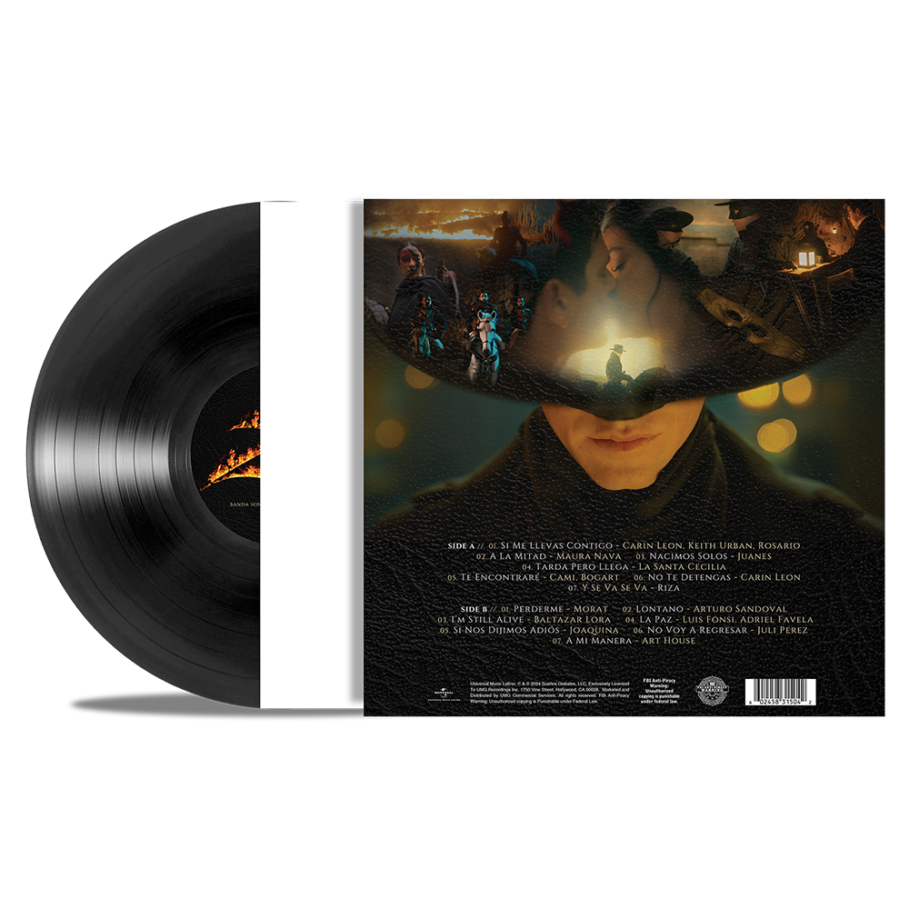 Banda Sonora Oficial de La Serie Zorro 1LP Vinyl Back