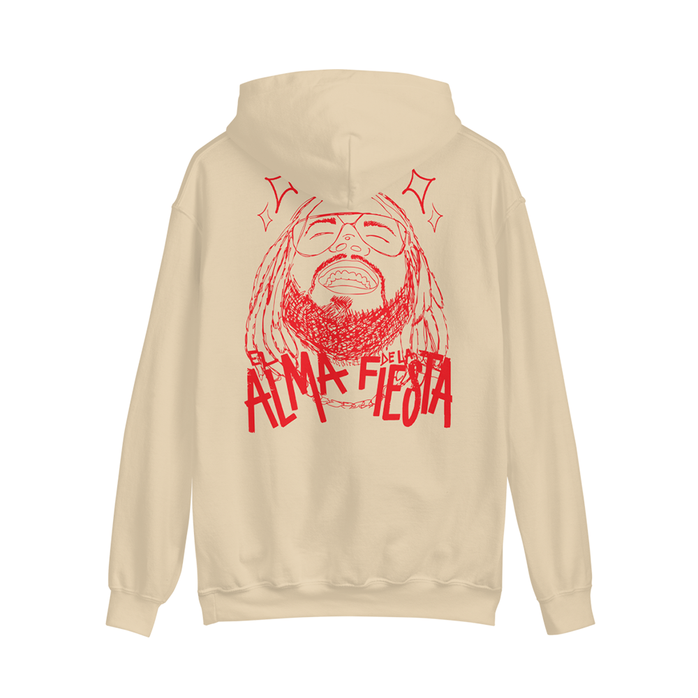 El Alma De La Fiesta Ivory Hoodie Back