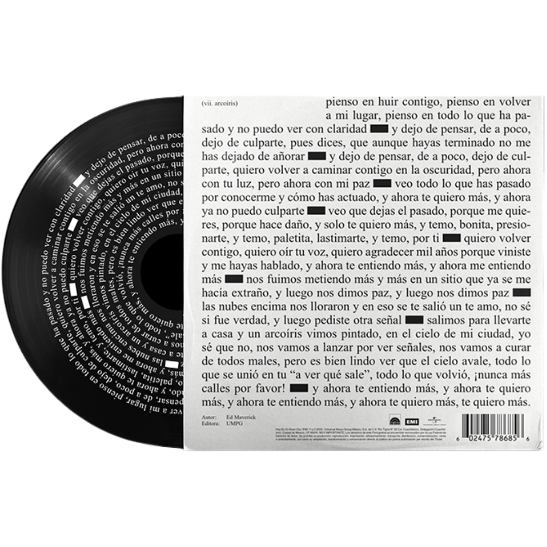 arcoíris (Black 7" Vinyl) Back