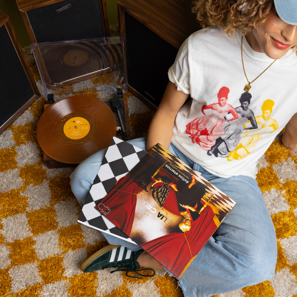 ¡Azucar! Multicolor White Tee