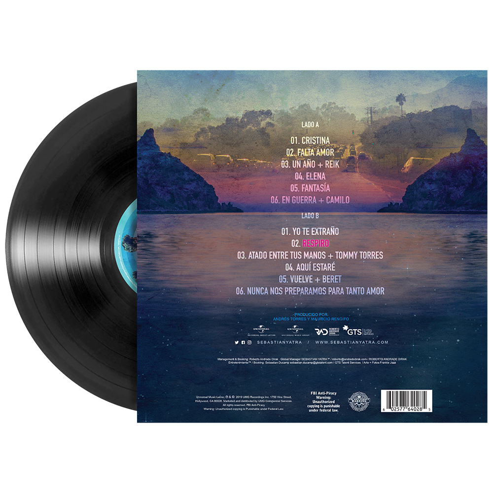 Fantasia 1LP Vinyl Back 