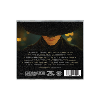 Banda Sonora Oficial de La Serie Zorro CD Back