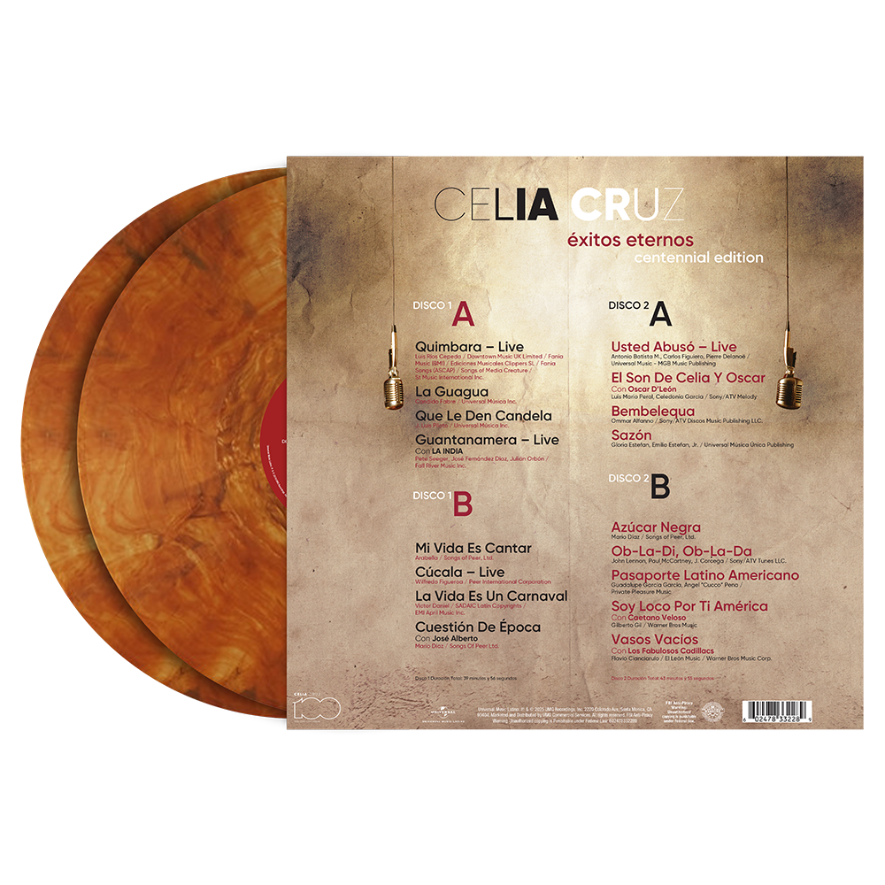 Éxitos Eternos: Centennial Edition 2LP Vinyl Front