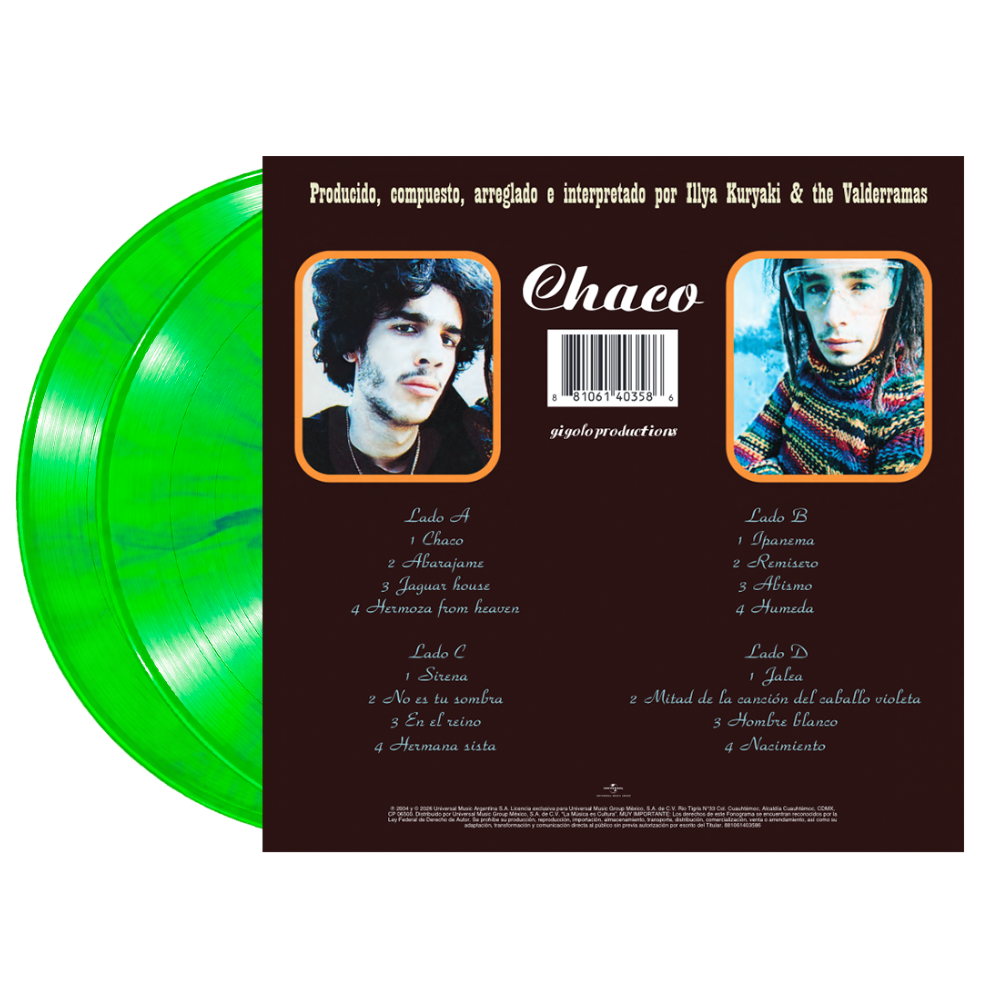 Chaco 2LP Vinyl back