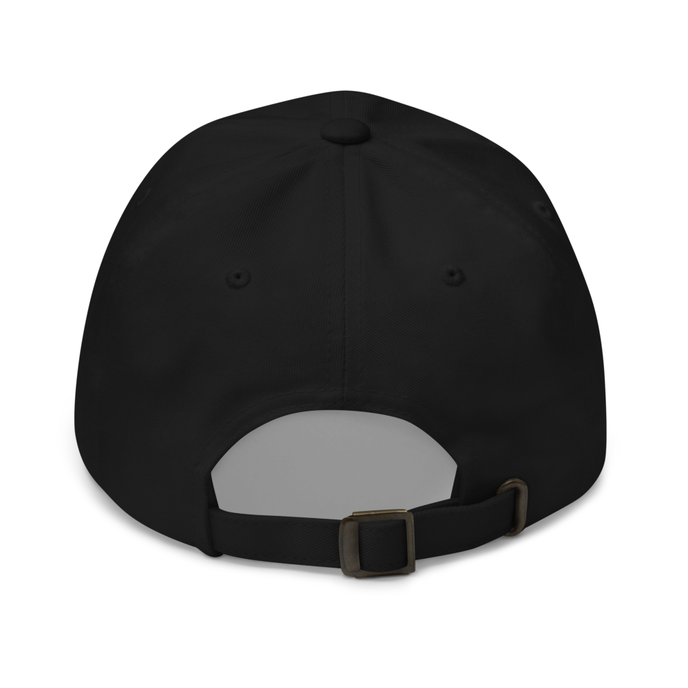 La Vida Es Un Carnaval Black Dad Hat Back