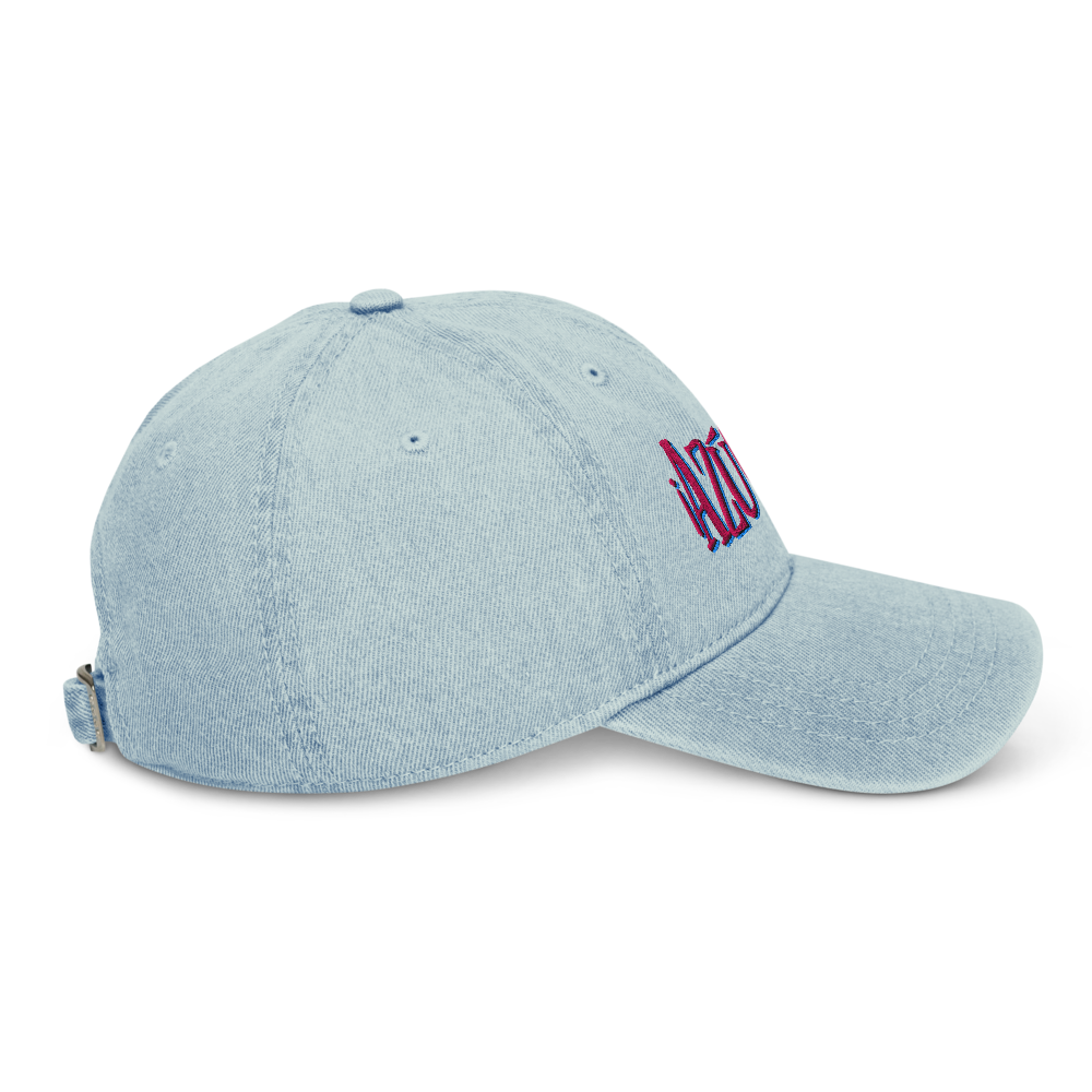 ¡Azucar! Denim Dad Hat side view 3