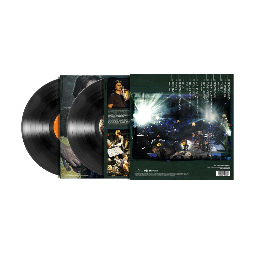 Juanes - MTV Unplugged LP back