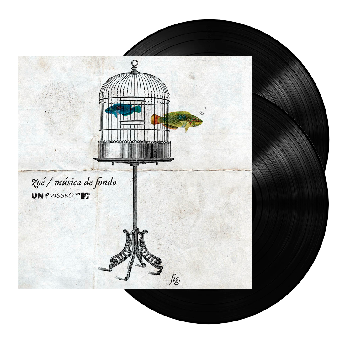 MTV Unplugged Música De Fondo 2LP Vinyl