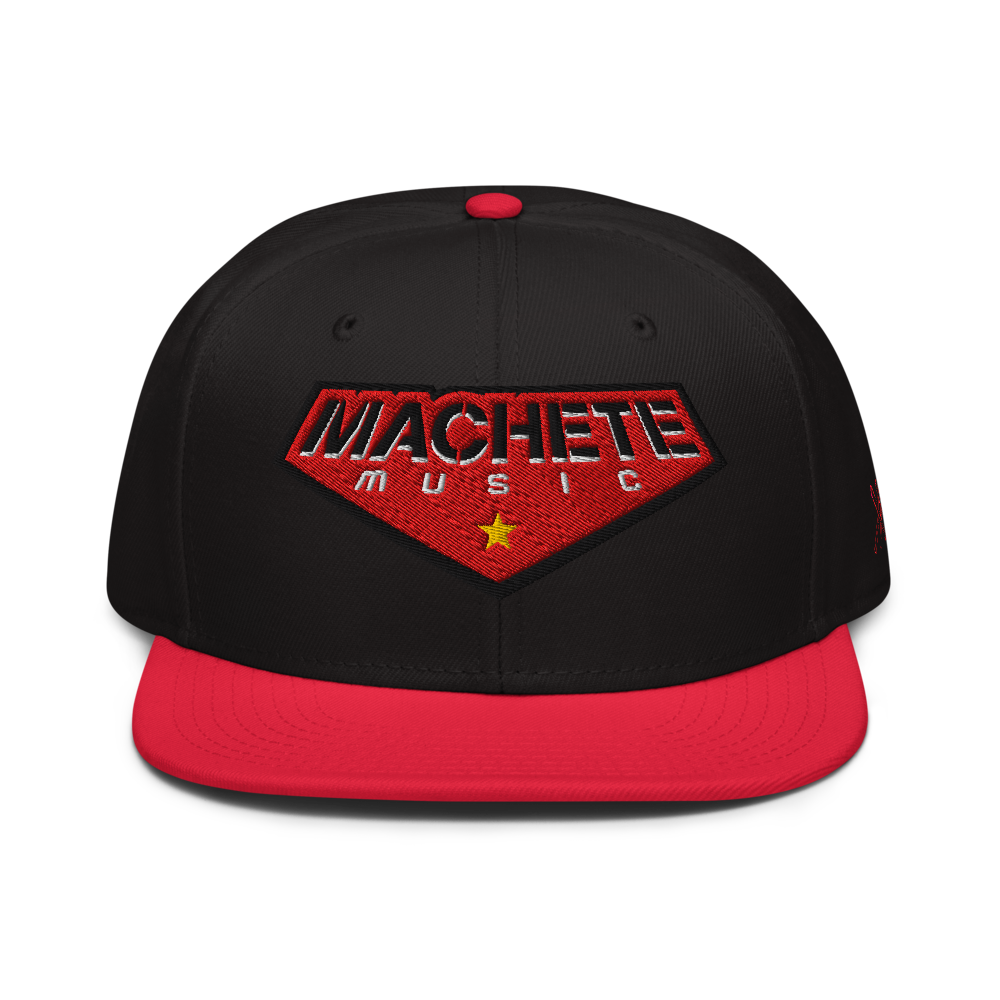 Machete Red/Black Snapback front