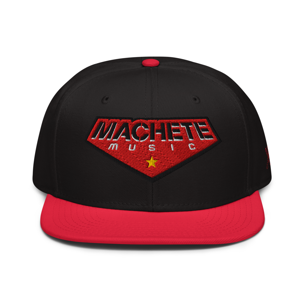 Machete Red/Black Snapback front