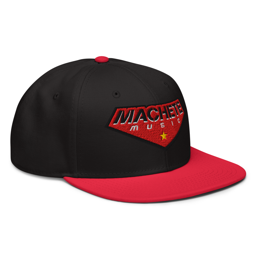 Machete Red/Black Snapback side view 2