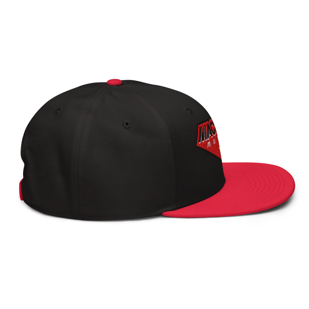 Machete Red/Black Snapback side view 4
