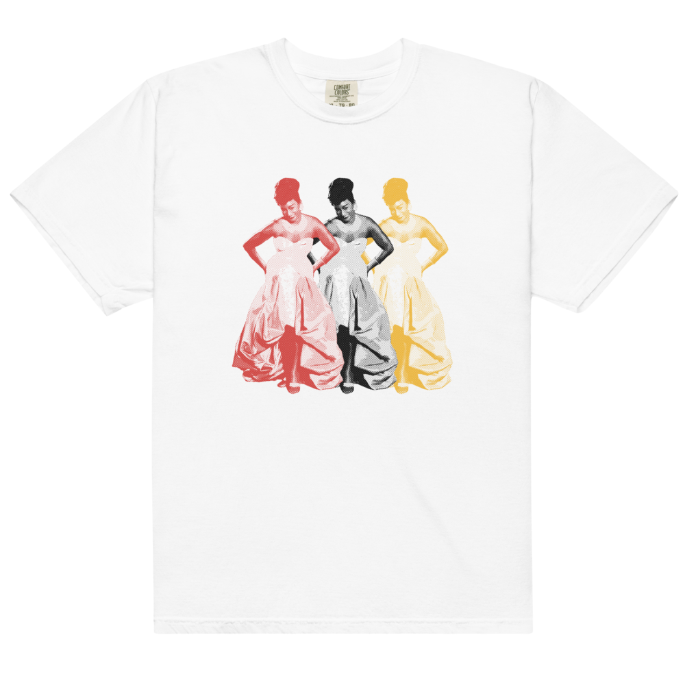 ¡Azucar! Multicolor White Tee front